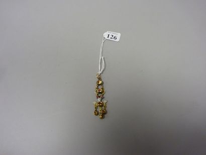 Pendentif colombe du saint Esprit en or jaune...