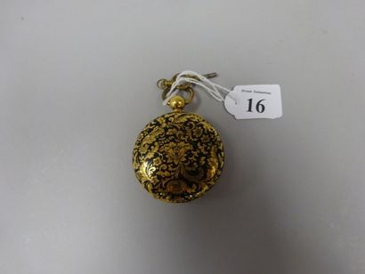 Montre de gousset à coq en or jaune (750),...