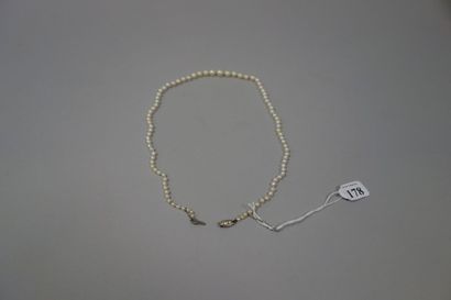 Collier de perles de culture en chute, le...