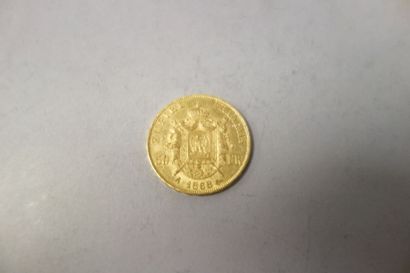 50 Francs or NAPOLEON III,

A 1868,

16,15...