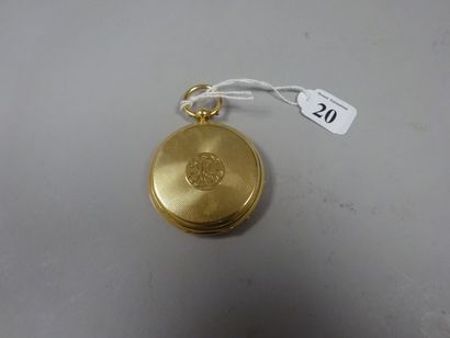 Montre de gousset en or jaune (585), cadran,...