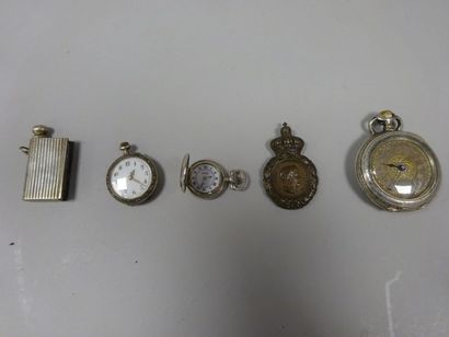 Lot comprenant :

- Montre de gousset et...