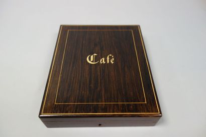 Douze cuillères à café en argent doré (925)...
