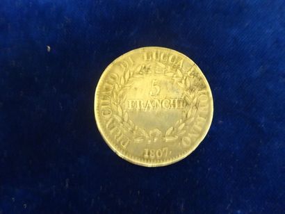 PRINICIPAUTE DE LUCCA

Pièce de 5 franchi...