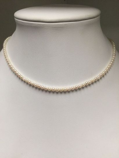Collier de perles de culture, fermoir en...