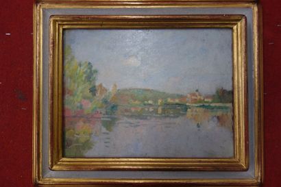 Abel LAUVRAY (1870-1950)
Vetheuil en été
Huile...