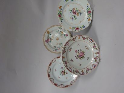 CHINE, Compagnie des IndesQuatre assiettes...