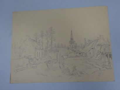 Félix BENOIST (1818-1896), attribué àPaysages...