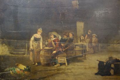J. DE NINVILLE (XIXème siècle)
Scènes de...