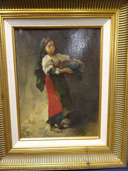 François REYNAUD (1825-1909)Jeune fille à...
