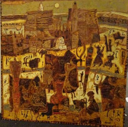 Christophe RONEL (1964),Buffles inscrits...