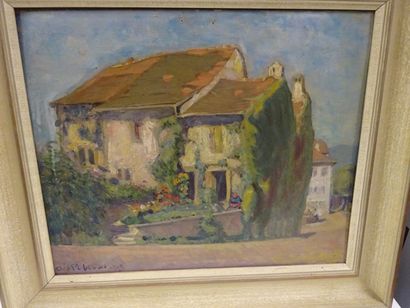 Oswald PILLOUD (1873-1947)Femme devant sa...