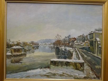 Henri-André PETIT (1917-?)

Frimas à Bougival...