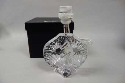 DAUM France
Pied de lampe en cristal de forme...