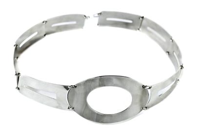 PIERRE CARDIN
Ceinture en inox à maillons...