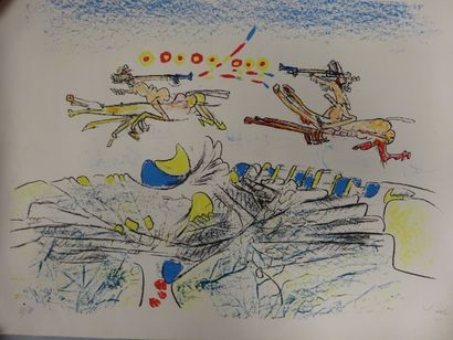 ROBERTO MATTA (1911-2002)
Composition.

Lithographie...
