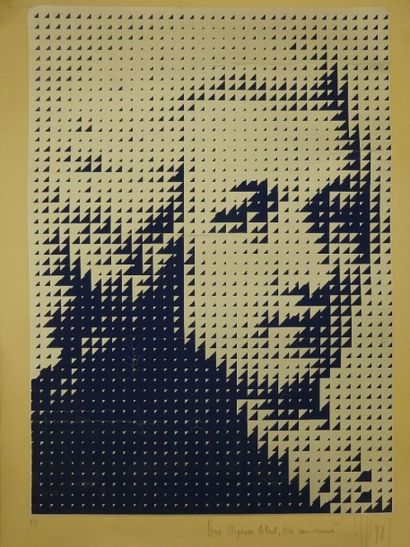 YVARAL (1934-2002)
George Washington.

Sérigraphie...
