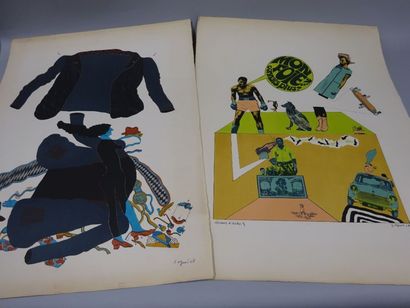 Antonio SEGUI (1934)
Ensemble de deux lithographies...