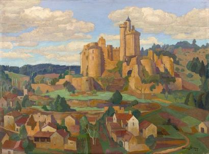CLEMENT-SERVEAU (1886-1972)
Paysage au château....