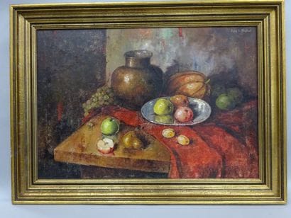 Carl Holger FISCHER (1885-1955) 
Nature morte...