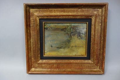 Jean COMMERE (1920-1986)
La Seine.

Huile...