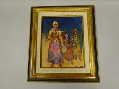 WALTER SPITZER (1927)
Les bohémiennes.

Huile...