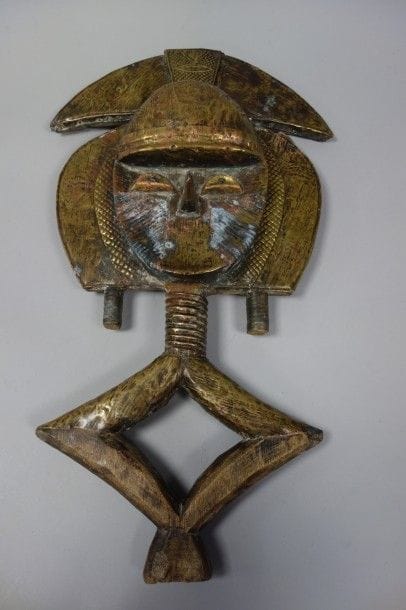 GABON, Art Kota
Reliquaire dit KOTA en bois...