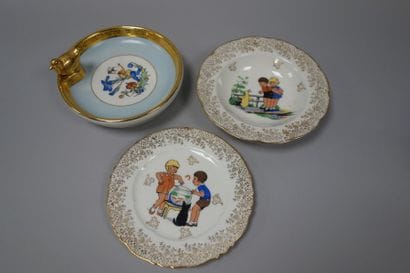 LIMOGES
Ensemble de trois assiettes pour...