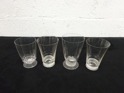 René LALIQUE ou LALIQUE FRANCE
Quatre verres...
