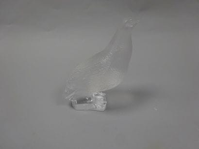 LALIQUE FRANCE
Perdrix.

Sujet en verre satiné....