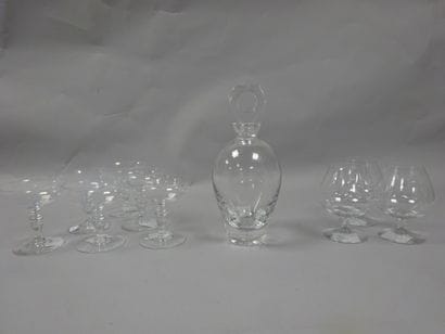 LALIQUE ou SAINT LOUIS ou BACCARAT
Lot de...