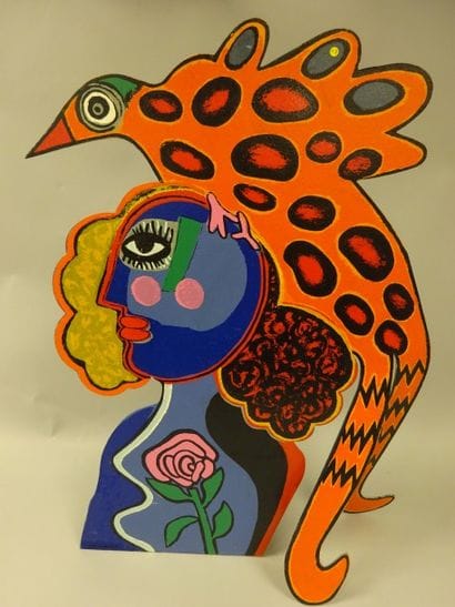 CORNEILLE (1922-2010)
Femme chat / Femme...