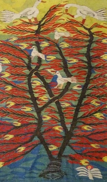 Atelier Ramsès WISSA-WASSEF
Oiseaux branchés....