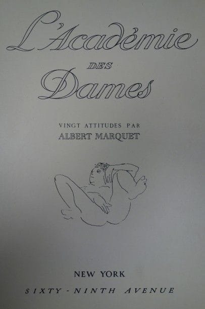Albert Marquet
L’Académie des Dames. 20 Attitudes...
