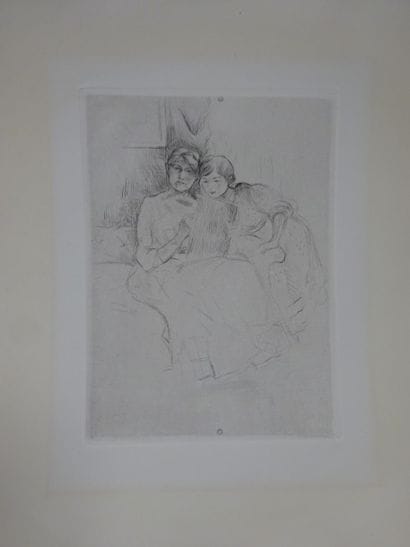 D'après Berthe MORISOT (1841-1895)
La leçon...