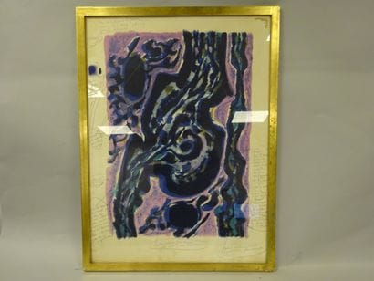 D'après Alfred MANESSIER (1911-1993) 
Composition.

Lithographie...