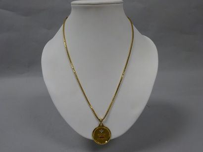 Chaîne de cou en or jaune (750) à maille...