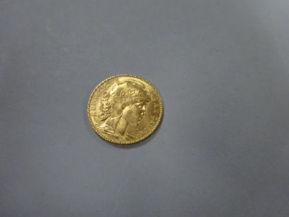FRANCE

1 pièce de 20 francs or jaune, 1907....