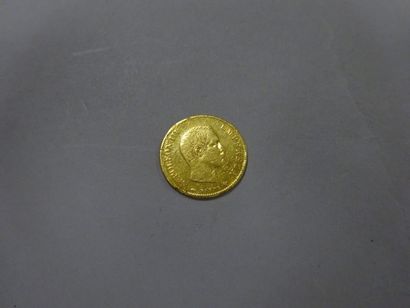 FRANCE

1 pièce de 10 francs or, 1860. 

Poids...