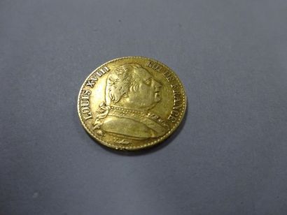 FRANCE

1 pièce de 20 francs or, 1814 A....