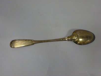 Cuillère à ragout en argent (925).

Poinçons...