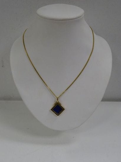 Chaîne de cou en or jaune (750) à maille...