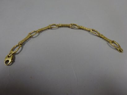 Bracelet en or jaune (750) à maillons en...