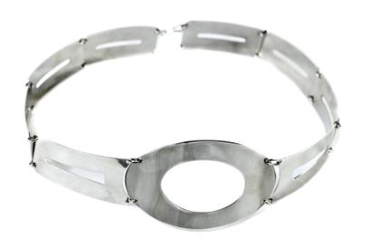 PIERRE CARDIN
Ceinture en inox à maillons...