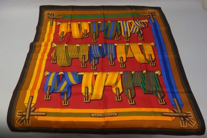 HERMES Paris
Carré en twill de soie imprimé,...