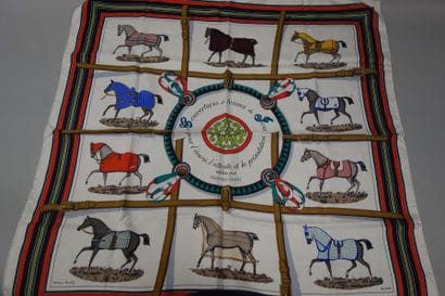 HERMES Paris
Carré en twill de soie imprimé,...