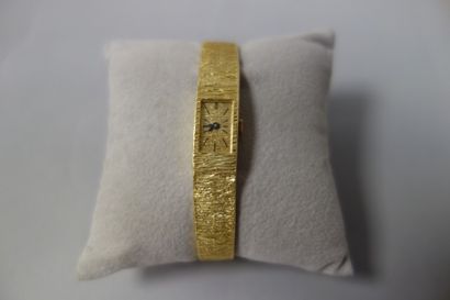 Montre de dame en or jaune (750), boîtier...