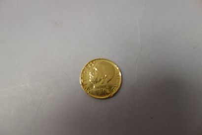 ITALIE
Une pièce de 50 lire en or, 1932....