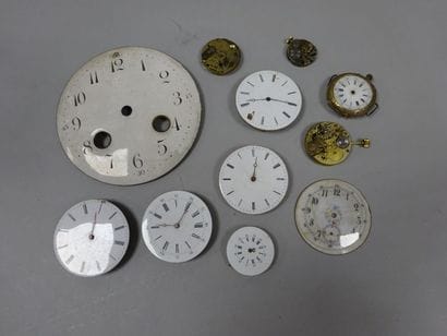 Lot de mouvements de montres de gousset et...