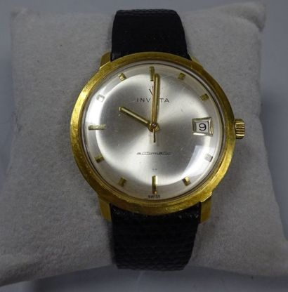 INVICTA
Montre bracelet d'homme en or jaune...
